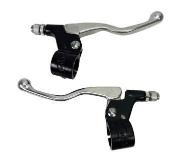 Bremshebelsatz Alu / schwarz kurze Version